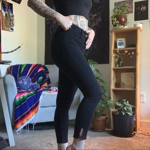 Hollister high-rise crop jean leggings